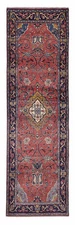 3'1" x 10'10" Vintage Hand-knotted Runner Rug Traditional Oriental Wool Carpet