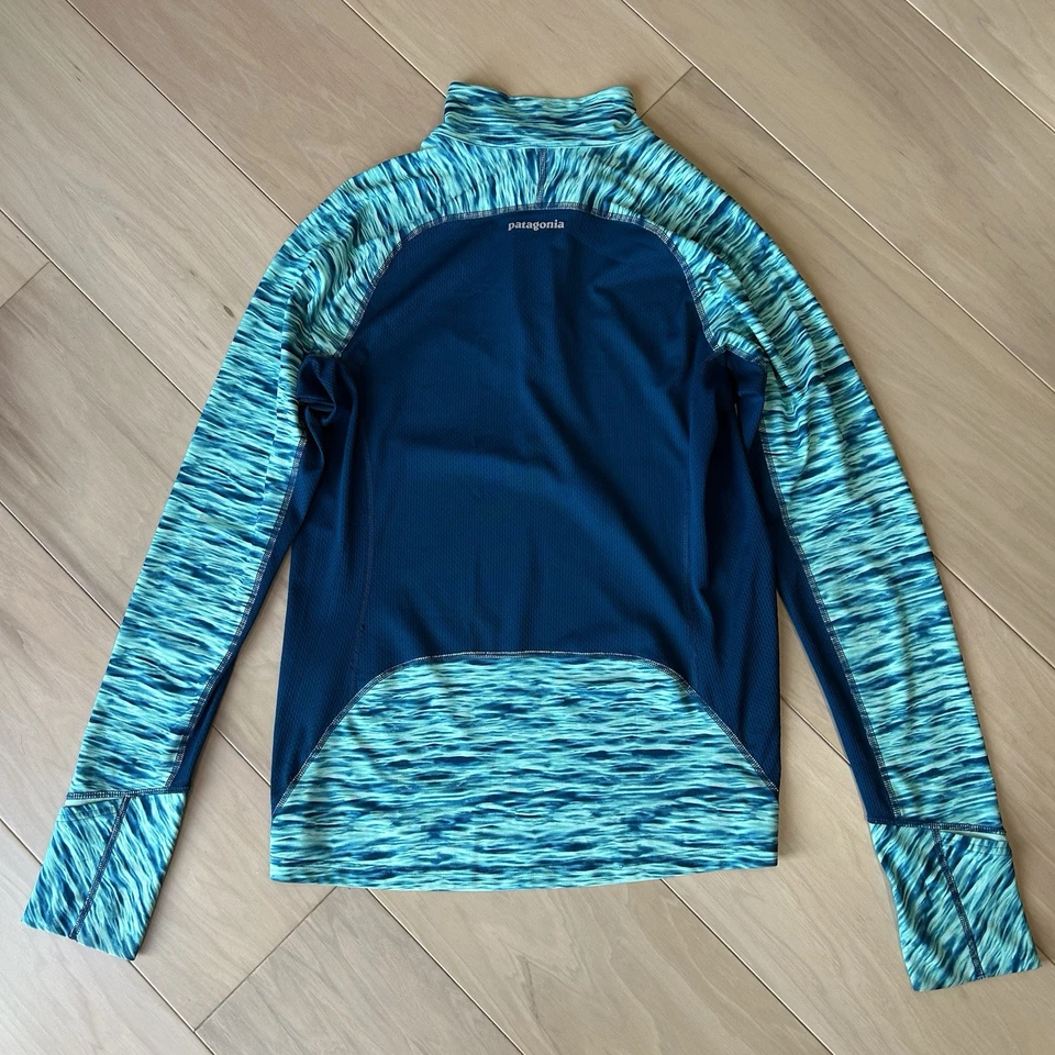 Pullover Patagonia Todo Clima Cuello Cremallera Manga Larga *Defecto Mujer’s Mediano Foto 2 de 4