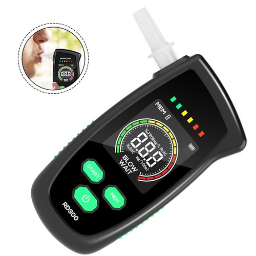 Party And Gatherings Portable Alcohol Tester Color LCD Display Compact Design