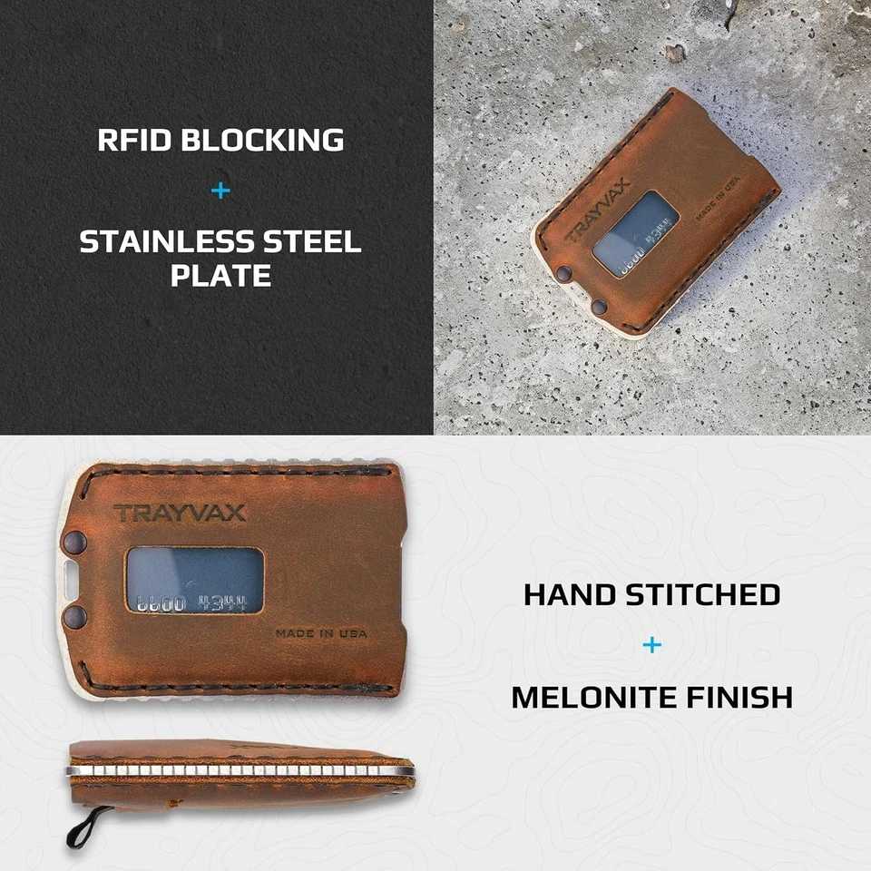 Trayvax Ascent Wallet, RFID Front Pocket Money and Credit Card Holder, Minimalis - Image 4 of 4