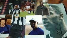 X6 Newcastle United Original Signatures Football Pictures Tino Les