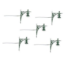 5 pezzi di illuminazione da parete in miniatura 1/87 per casa delle bambole,