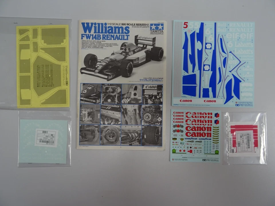 Tamiya Williams FW 14B Renault 1:12 Bausatz # 12029 - Top Zustand! - Bild 2 von 3