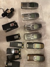 Job Lot of 6 Nokia 6310i batteries inc,retro Mobile Phones & 9 spare battery 