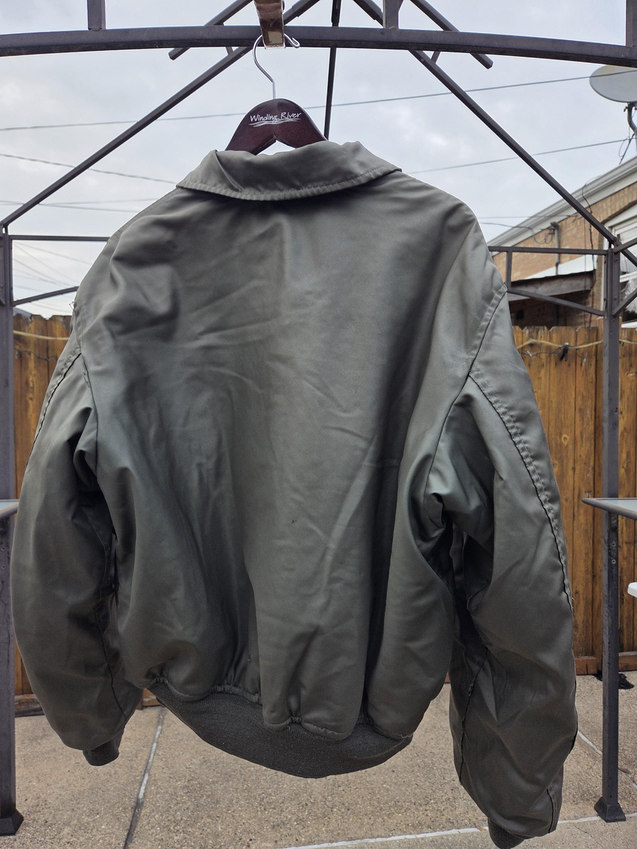 US Air Force CWU-45/P Jacket Mens XL Sage Green Nomex Aramid
