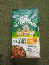 James Wellbeloved Senior Small Breed Dog Turkey & Rice 7.5kg Sealed Bag!