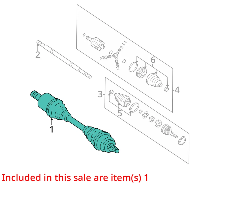 Chevrolet Pontiac Cavalier 1995-2005 Sunfire eje kit rueda delantera drv 26059855 nuevo Foto 3 de 4