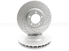 FOR PORSCHE PANAMERA (970) 3.6 4 10-13 FRONT HIGH CARBON BRAKE DISCS PAIR 360mm