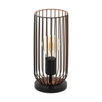 Schwarz Moderne Skandinavisch Tischlampe Nachtlampe 1X60W/E27 13X31 [Cm]
