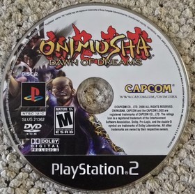 Onimusha Dawn of Dreams PlayStation 2 PS2 CIB Capcom Action RPG