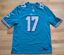 Nike On Field NFL Miami Dolphins Ryan Tannehill # 17 Retro Jersey Men Large Teal