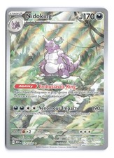 Pokemon Nidoking Illustration Rare IR Scarlet & Violet 151 English 174/165