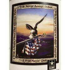 Army Warrior US Military Tapestry Throw Blanket Made in USA 50X60 J&A Marketing