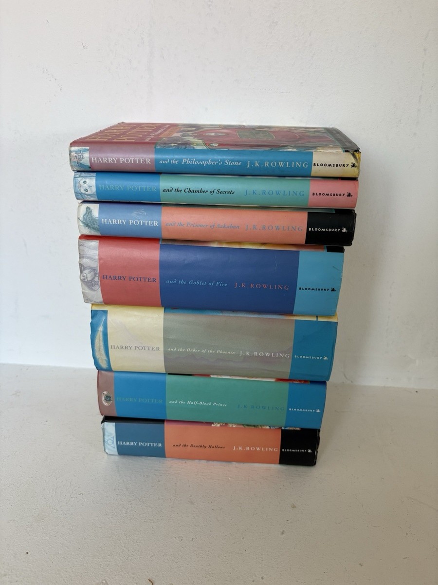 Harry Potter Complete Set of Hardback Bloomsbury Edition Books