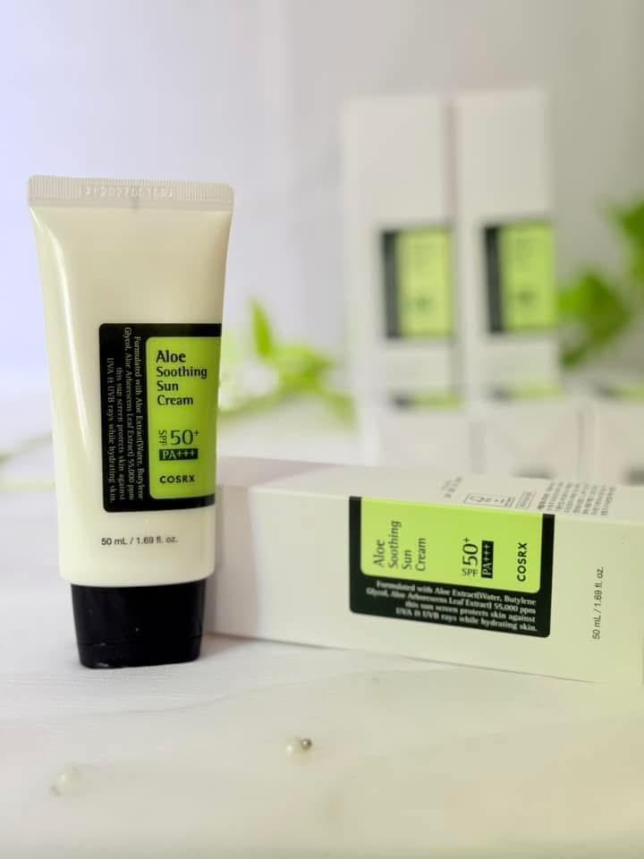 COSRX Aloe Soothing Sun Cream 50ml SPF50+ PA+++ [Made in Korea]
