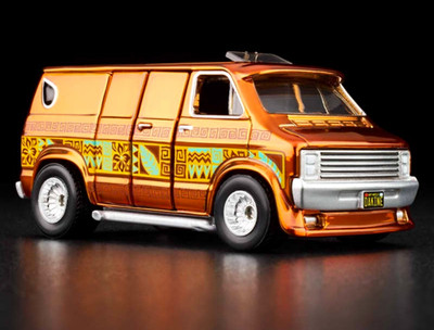 Hot Wheels Dodge Tradesman Kleintransporter orange/gold mit OVP