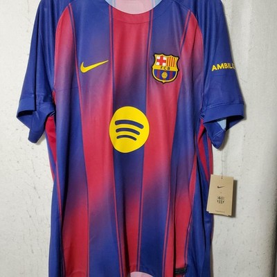 FC Barcelona Jersey Mens XL Blue Soccer Nike Dri Fit Pedri 8