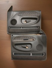Dodge Ram 1500 2500 3500 Driver Passenger Lh Rh Door Panel Set Dark Gray 98-01