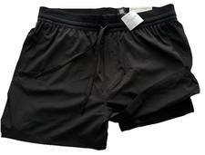 American Eagle 24/7 Training Shorts Black Mens Large Athletic Gym