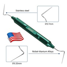 Dental Endo Condenser Gutta Percha Tips NITI Stainless Hand Plugger Green 35/70