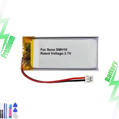 For SENA SMH10 SMH-10 Motorcycle Bluetooth Headset 600mAh Replacement Battery