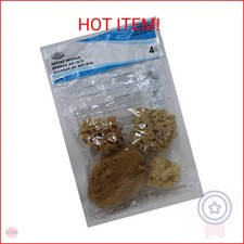 Natural Ocean Artist Sponges 4/Pkg-3 Wool  1 Jumbo