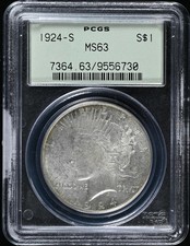 Peace Dollar, 1925-S MS - PCGS Auction Prices