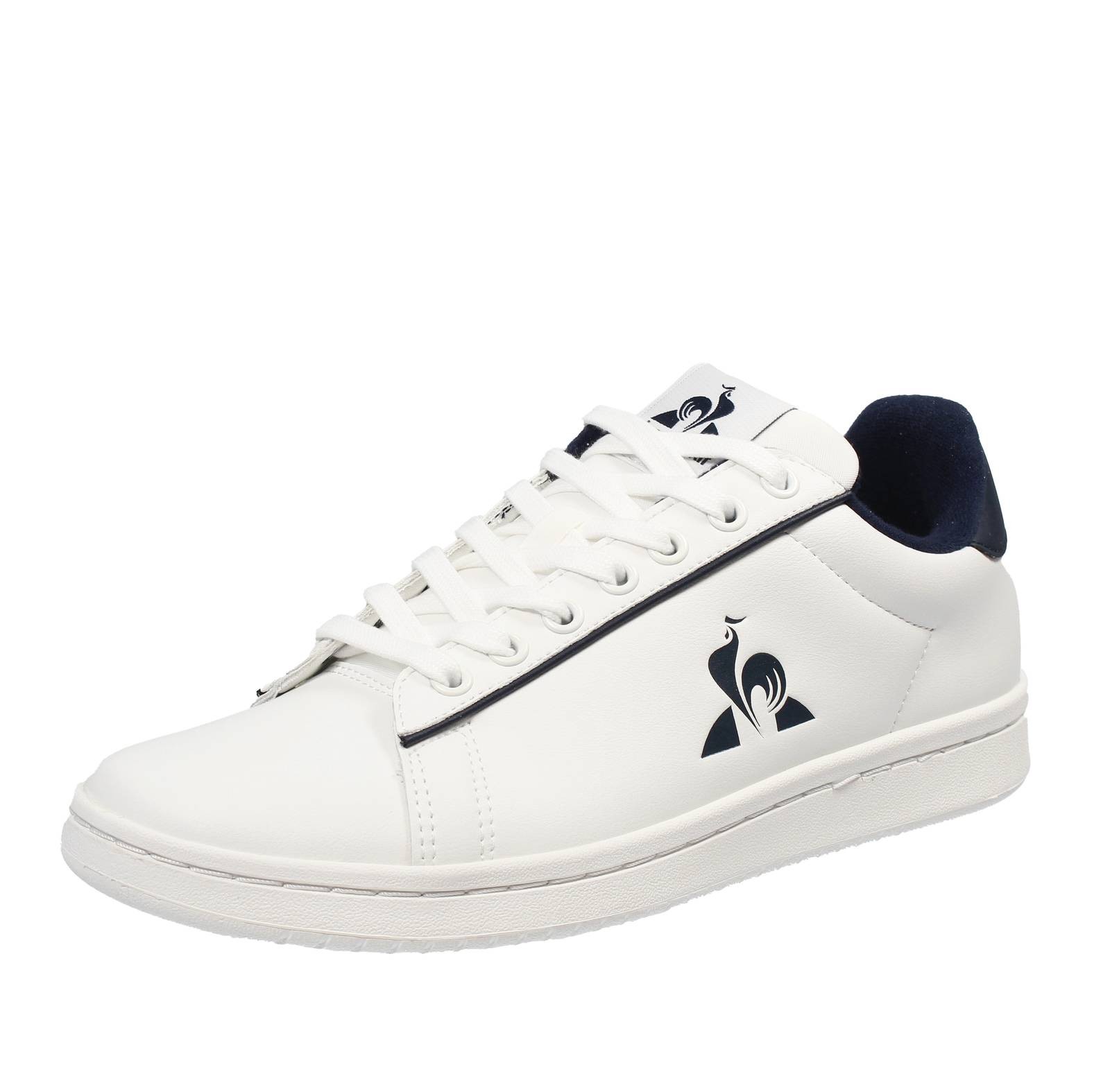 Le Coq Sportif Court Clean Wei - Gre 42 27cm Herrenschuhe Sneaker 18590₽