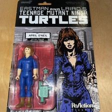 Super7 ReAction TMNT April O Neil Eastman & Laird 3.75 Action Figure - New