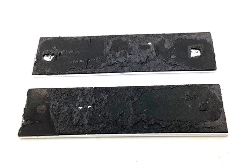 ✅ JAGUAR XJ6 VANDEN PLAS REAR TRUNK BADGE SET OF TWO EMBLEMS OEM SILVER & BLACK - Picture 7 of 9