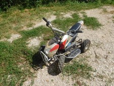 QUAD BAMBINO RICAMBI TELAIO MOTORE BENZINA AVVIAMENO A STRAPPO PNEUMATICO FANALE
