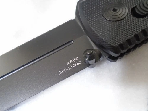 SOG Pentagon XR Blackout Ball Bearing Pivot Pocket Knife Dual Edge Tip 12610157 image 13