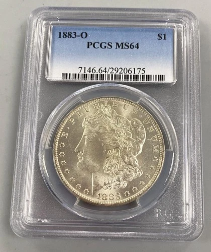 1883 O US Morgan Silver $1 PCGS  MS64 L24119