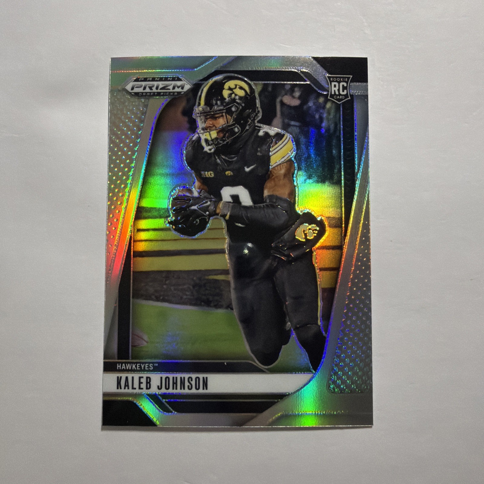2025 Panini Prizm Draft Picks - Kaleb Johnson #38 Silver Prizm (RC)