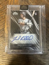 Zach Remillard 2024 Topps Chrome Black Signed Rookie Card