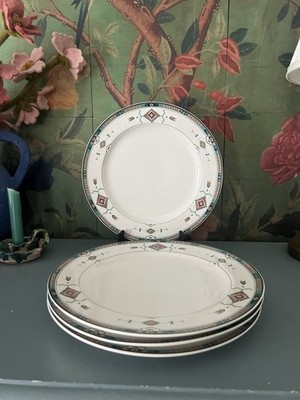 Studio Nova Adirondack Y2201 Lot of 4 Dinner Plates 10.5  Southwest Speckled