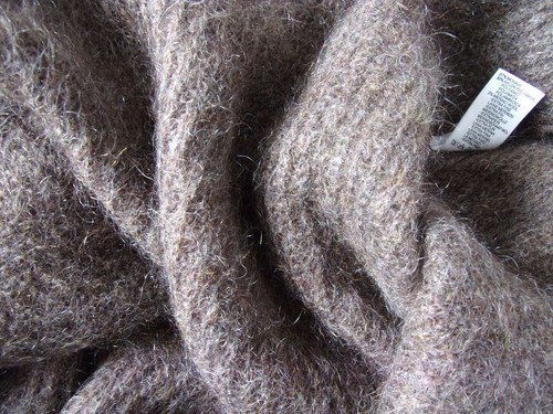 Schöner Strickpullover Pullover Strick Mohair Wolle Braun kuschlig warm C&A L XL - Bild 16 von 16