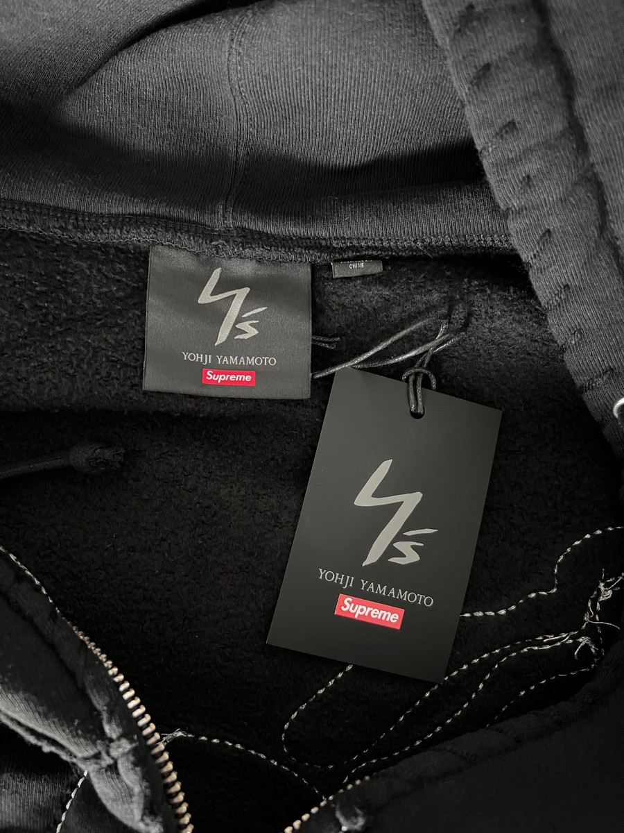 Supreme x Y's by Yohji Yamamoto Zip Up Sweatshirt - Size XL