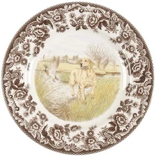 Spode Woodlands Labrador and Duck Salad Plate