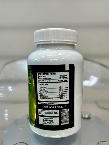 NEW BAJA-MEX SUPER CLEANSE II 100 Capsules Desintoxica / Detoxify - Picture 2 of 4