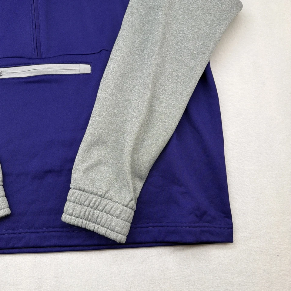 Men’s University of Washington UW Huskies Adidas Full Zip Jacket Front Pocket XL - Image 3 of 4