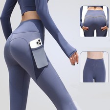 High Waisted Women's Leggings with Pockets Full Length Yoga Pants