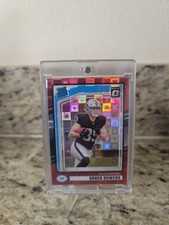 2024 Panini Donruss - Rated Rookie Brock Bowers #394 Optic Preview Red...