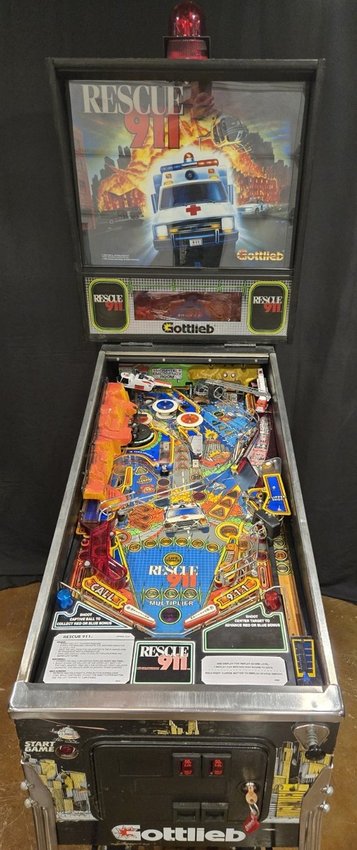 Refurbished Rescue 911 Pinball Machine (Gottlieb) 1994 | eBay