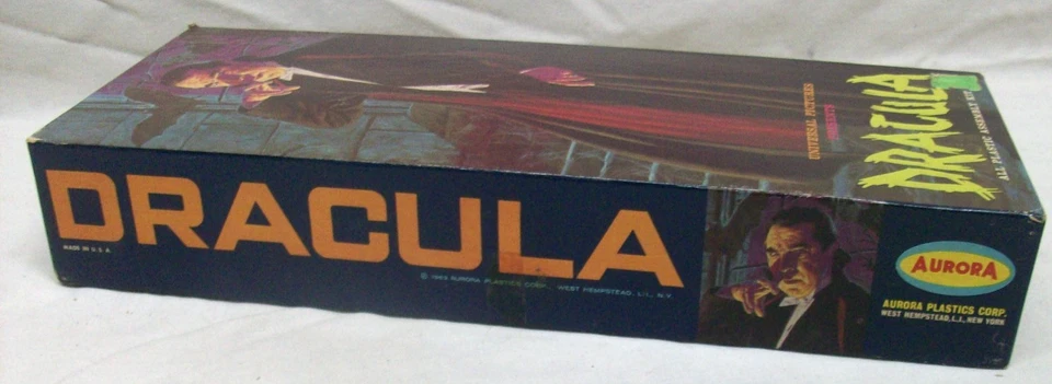 NIB Original 1962 Dracula Scale Model Kit Aurora No 424-98 Universal Pictures - Image 2 of 4