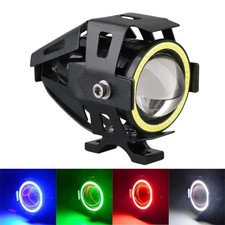 Motorcycle Headlight Fog Lights Super Bright Abgle Eyes Additional Spotlights Un