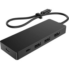 HP Hub Multi porta USB-C G3, Compatibile con PC dotati di Porta USB-C, Power Del