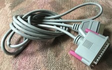 Printer Cable - old style parallel D25 pin male to C36 pin centronics - Used