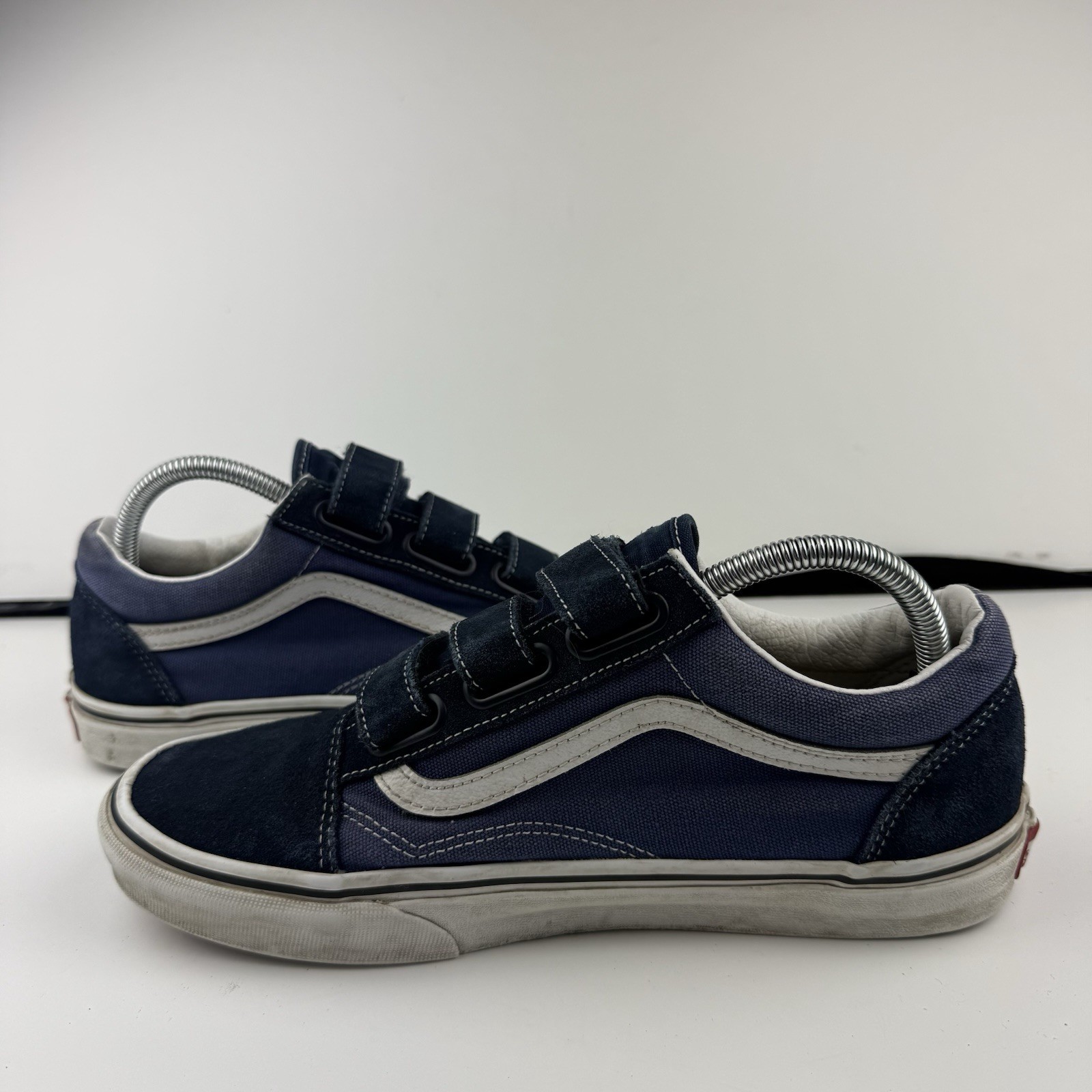 VANS Prison Issue Navy Hook And Loop Old Skool Men's Shoes Size 9 thumbnail 5