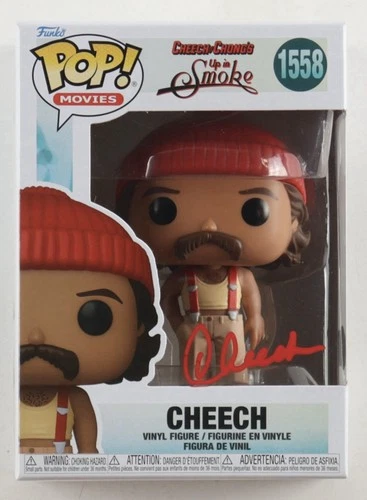 Cheech Marin Signed "Cheech & Chong's Up In Smoke" Cheech #1558 Funko Pop (BAS)